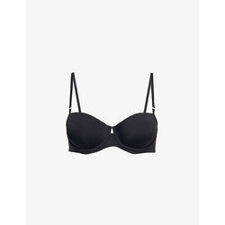 Womens Calvin Klein Sculpt lift recycled nylon-blend balconette bra