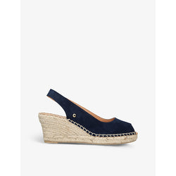 Carvela Comfort Sharon 2 wedge-heel leather espadrilles