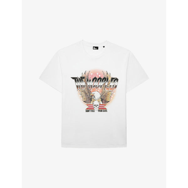  The Kooples Graphic-print crewneck cotton T-shirt