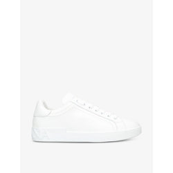 Dolce & Gabbana Portofino logo-embossed leather low-top trainers | Dolce & Gabbana