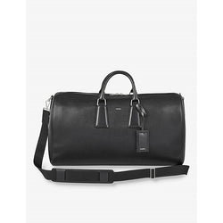 Sandro Logo-embossed coated canvas weekender bag | Sandro