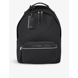 Sandro Logo-embossed adjustable nylon backpack | Sandro