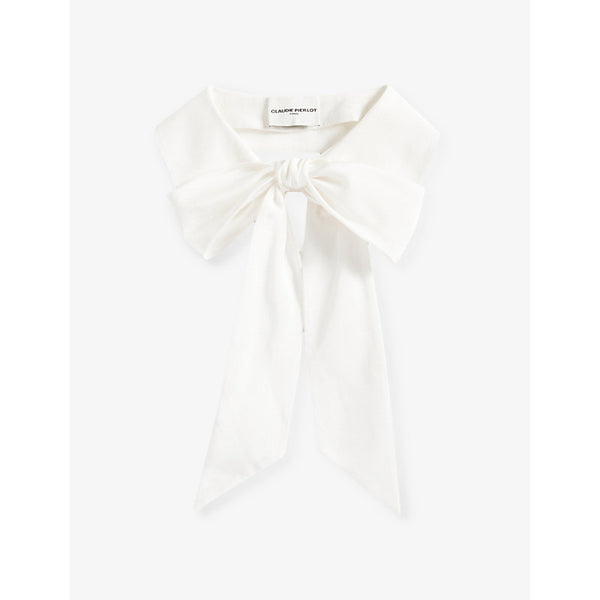 Claudie Pierlot Removable silk peter-pan collar