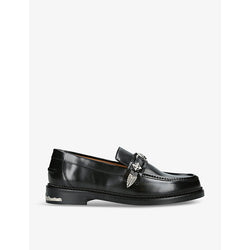  Toga Virilis Hardware-embellished leather loafers