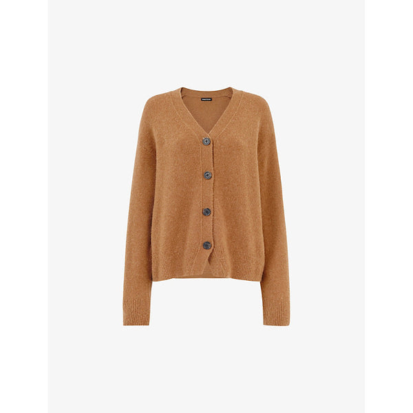 Whistles Textured knitted cardigan