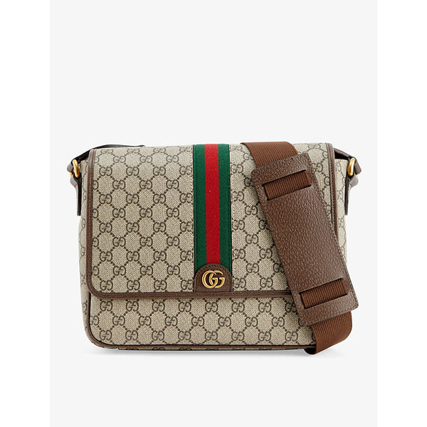 Gucci Monogram-pattern coated-canvas cross-body bag | Gucci