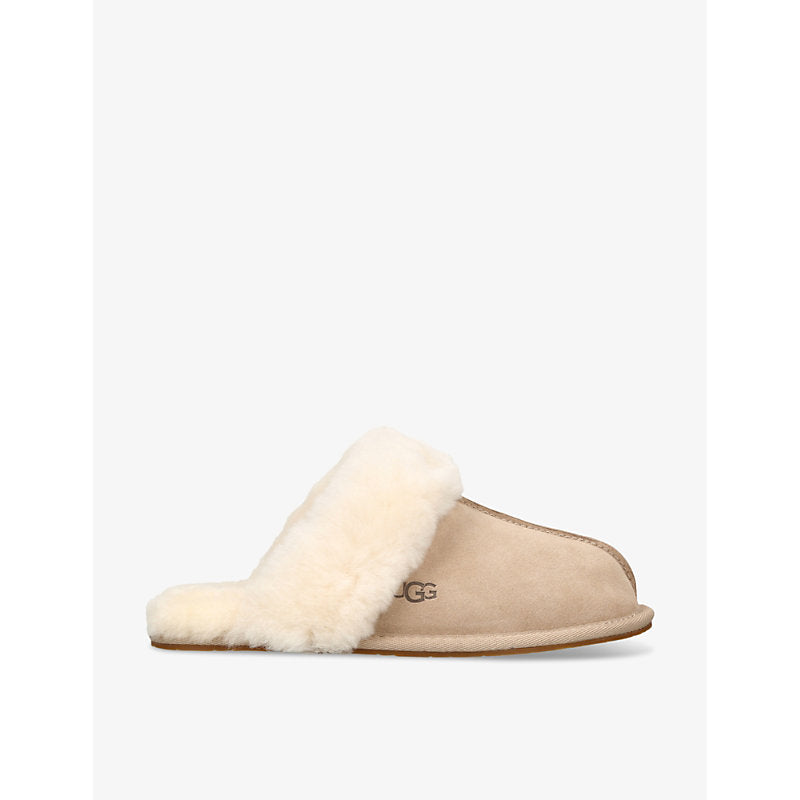  Ugg Scuffette II brand-debossed suede slippers