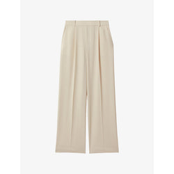  Reiss Eden wide-leg mid-rise woven trousers