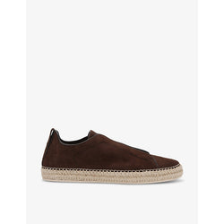 Ermenegildo Zegna Triple Stitch suede espadrilles