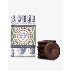 Rococo Mint dark chocolate thins 150g