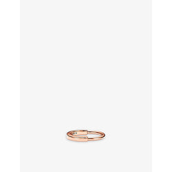 Tiffany & Co Tiffany Lock 18ct rose-gold ring