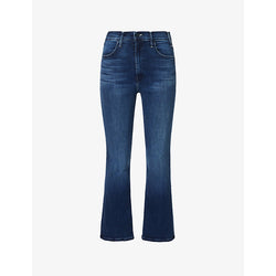  Mother Lil Hustler straight-leg mid-rise stretch-denim jeans