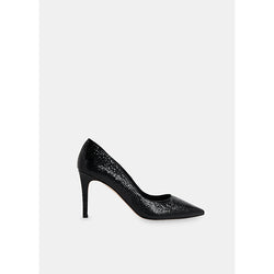 Whistles Corie grained-leather heeled courts | Whistles