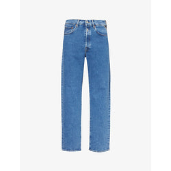  Replay Red Cast 9zero1 mid-rise straight-leg stretch-denim jeans