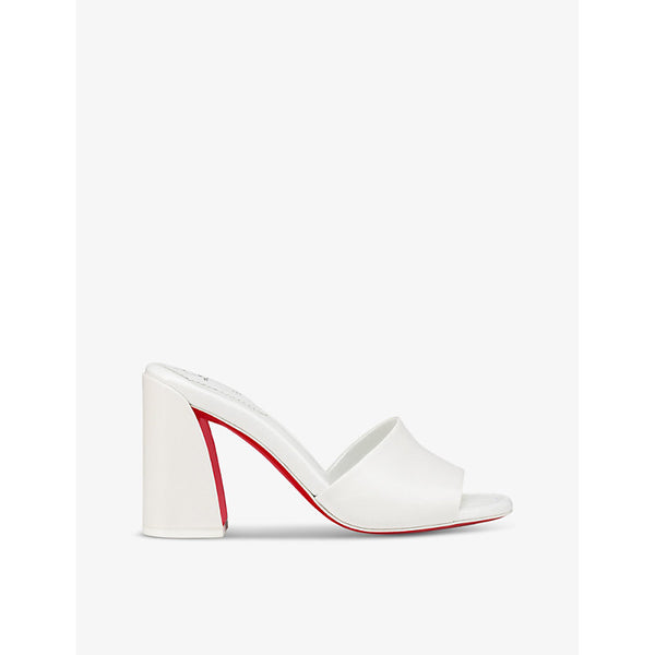 Christian Louboutin Jane 85 leather mules