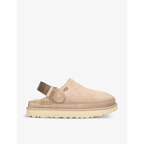 Ugg Goldenstar logo-embossed suede clogs | Ugg