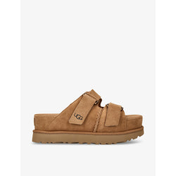  Ugg Goldenstar double-strap suede sandals