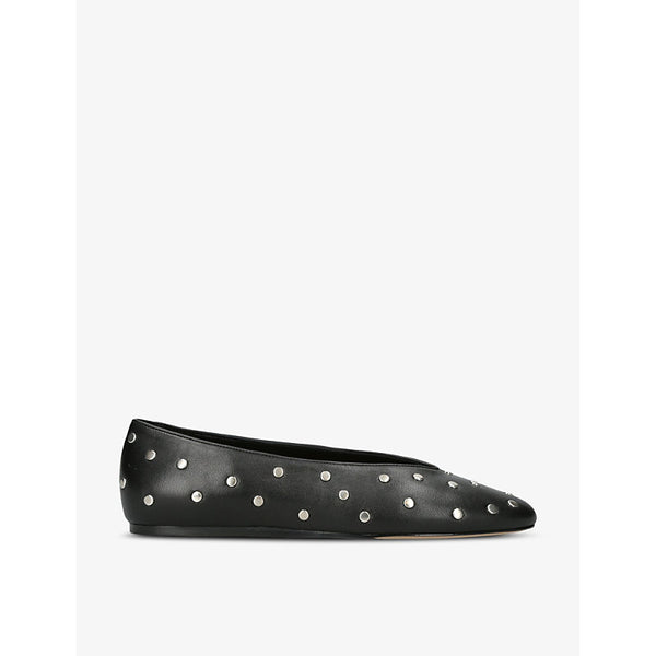  Le Monde Beryl Regency studded leather slippers