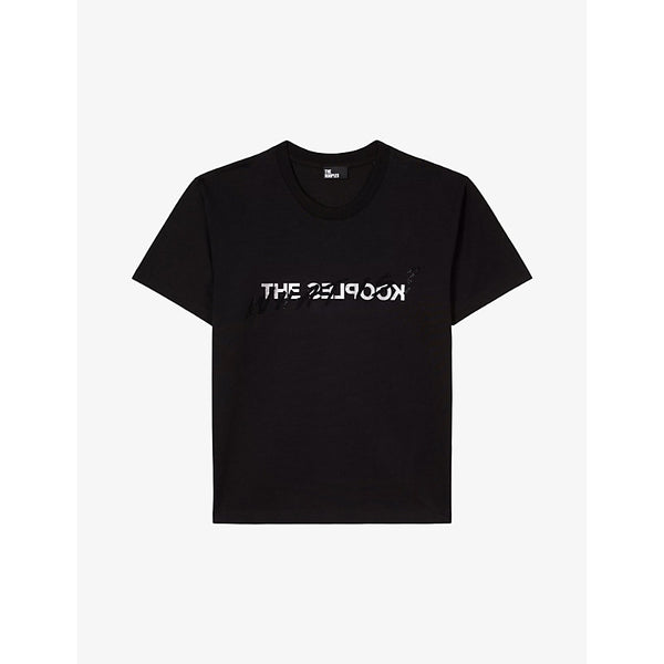  The Kooples Logo text-print cotton T-shirt