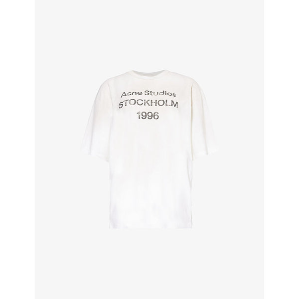 Acne Studios Exford 1966 logo-pattern cotton-jersey T-shirt