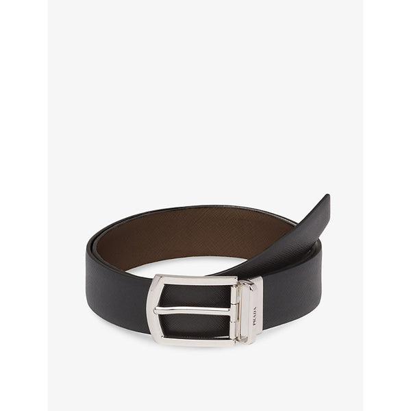 Prada Reversible saffiano leather belt