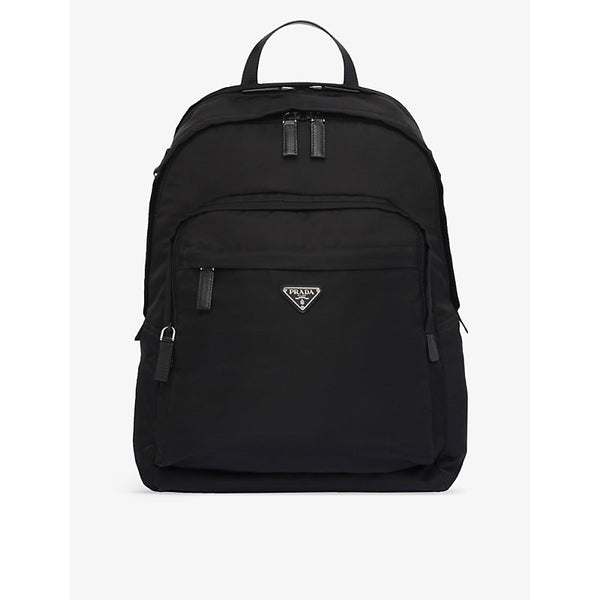 Prada Re-Nylon recycled-nylon and leather backpack