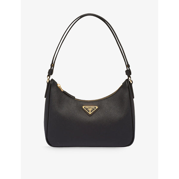 Prada Brand-plaque leather shoulder bag | LYBSTORE