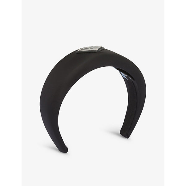  Prada Re-Nylon brand-plaque recycled-nylon headband