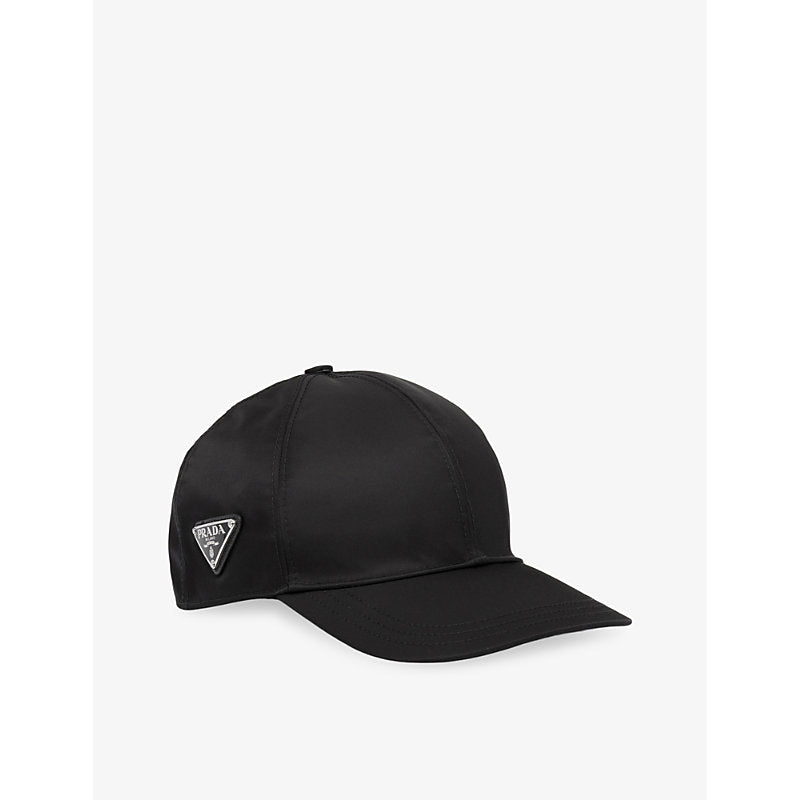  Prada Logo-plaque recycled-nylon baseball cap