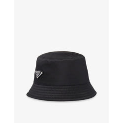  Prada Logo-plaque recycled-nylon bucket hat