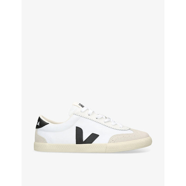 Veja Women's Volley logo-embroidered canvas low-top trainers