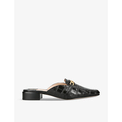 Tom Ford Whitney croc-embossed leather slippers