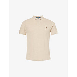  Polo Ralph Lauren Logo-embroidered slim-fit cotton-piqué polo shirt