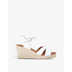 Kg Kurt Geiger Pama wedge-heel leather sandals | Kg Kurt Geiger