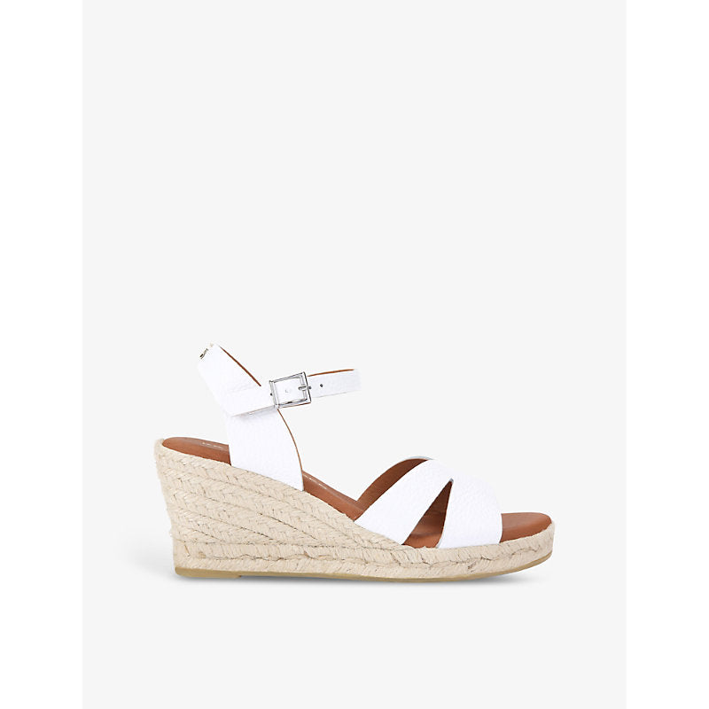 Kg Kurt Geiger Pama wedge-heel leather sandals | Kg Kurt Geiger