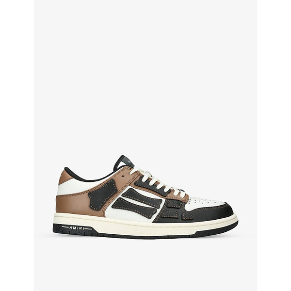 Amiri Skel panelled leather low-top trainers | Amiri