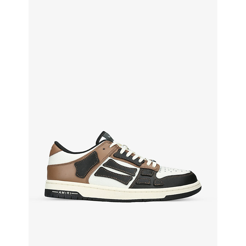 Amiri Skel panelled leather low-top trainers | Amiri