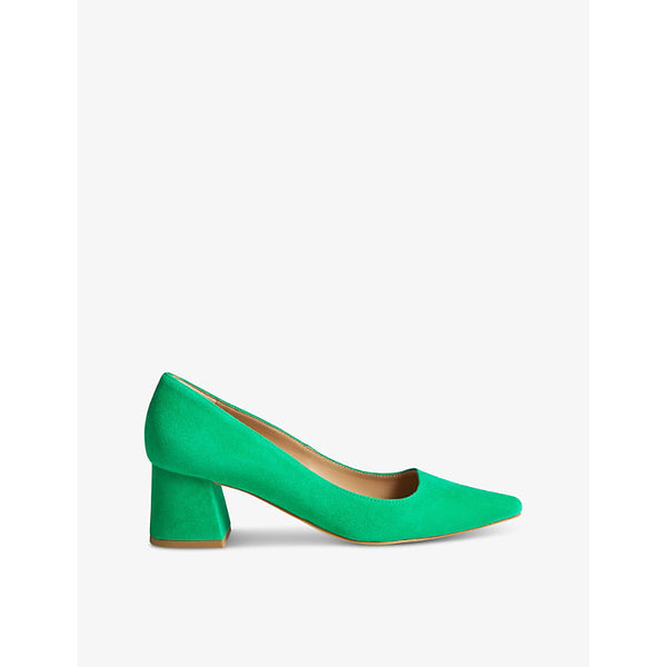 Lk Bennett Sloane pointed-toe suede heeled courts