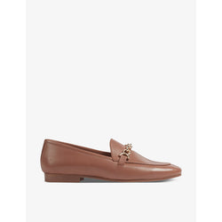 Lk Bennett Adalynn snaffle-trim leather loafers