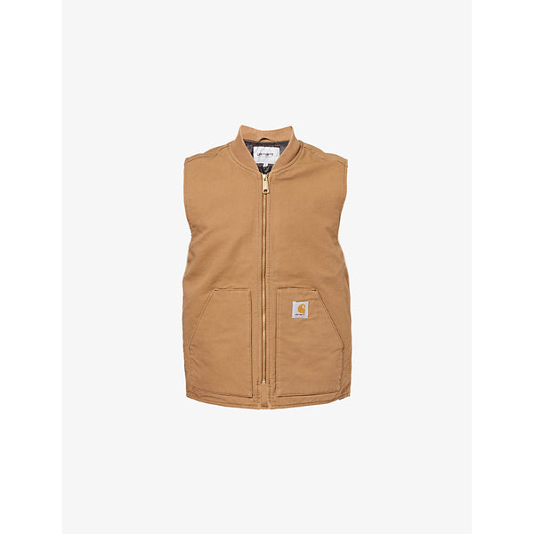 Carhartt WIP Classic brand-logo organic cotton gilet