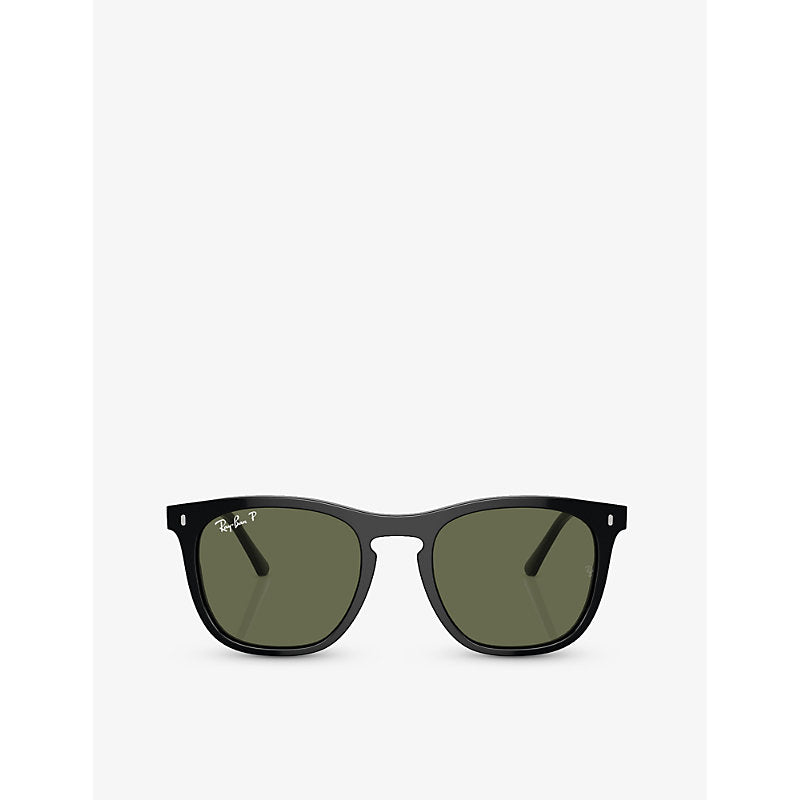  Ray-Ban RB2210 square-frame acetate sunglasses