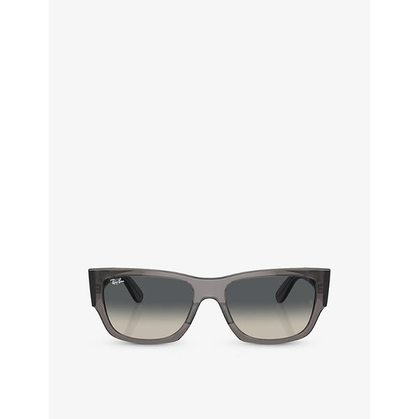  Ray-Ban RB0947S Carlos rectangle-frame acetate sunglasses