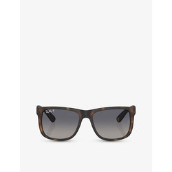  Ray-Ban RB4165 Justin square-frame nylon sunglasses