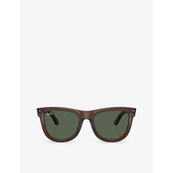  Ray-Ban RBR0502S Wayfarer Reverse square-frame injected sunglasses