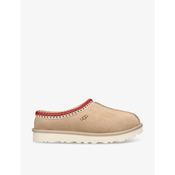  Ugg Tasman braided-trim suede slippers