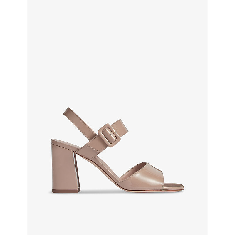 Lk Bennett Rae block-heel patent-leather sandals