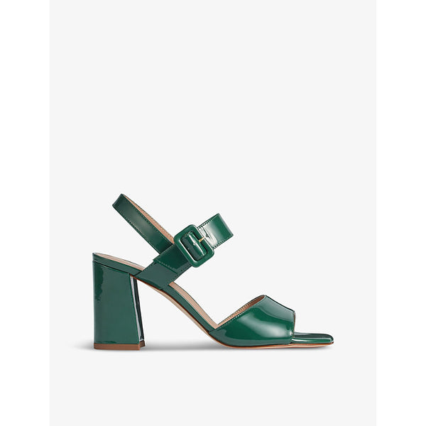 Lk Bennett Rae block-heel patent-leather sandals | LK BENNETT