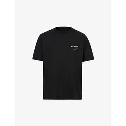  Allsaints Underground logo-print relaxed-fit organic-cotton T-shirt