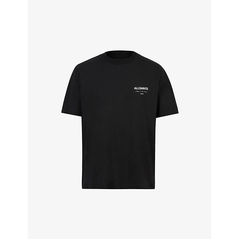  Allsaints Underground logo-print relaxed-fit organic-cotton T-shirt