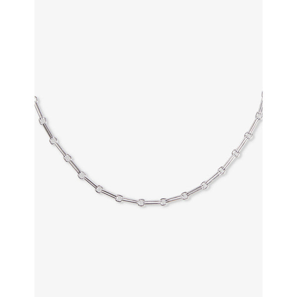  Miansai Jax rhodium-plated sterling-silver necklace